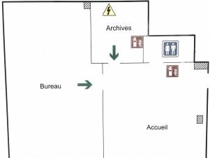 Location - Local commercial 64m² - Petit-couronne