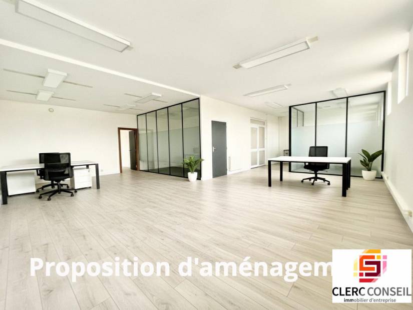 Location - Bureaux 75m² - Rouen