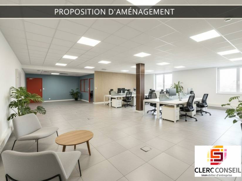 Location - Bureaux 300m² - Sotteville-lès-rouen