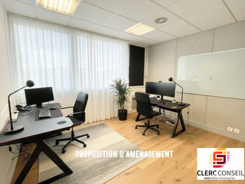 Location - Bureaux 80m² - Bois-guillaume