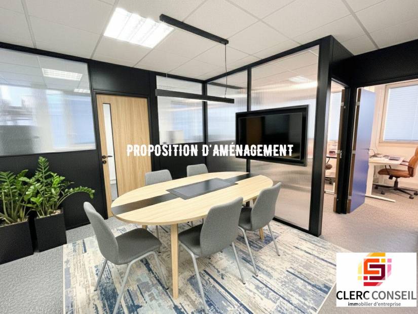 Location - Bureaux 80m² - Bois-guillaume