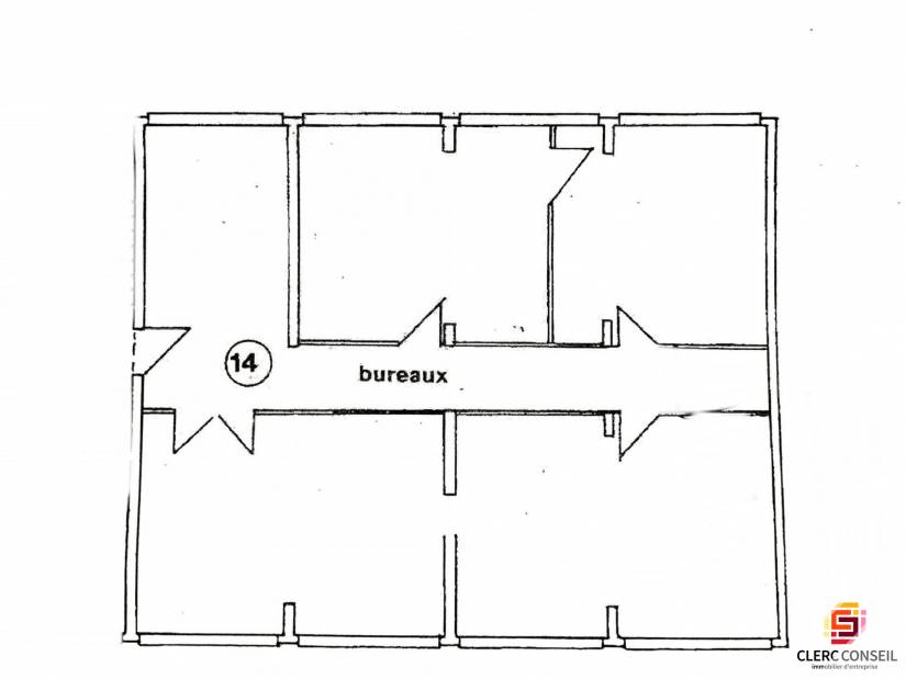 Location - Bureaux 87m² - Bois-guillaume