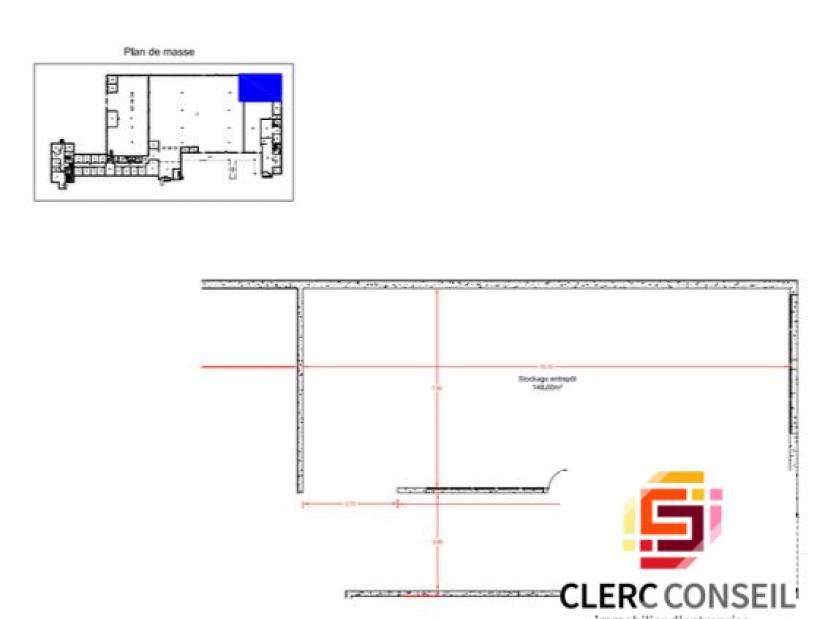Location - Local d'activité 2600m² - Saint-Étienne-du-rouvray