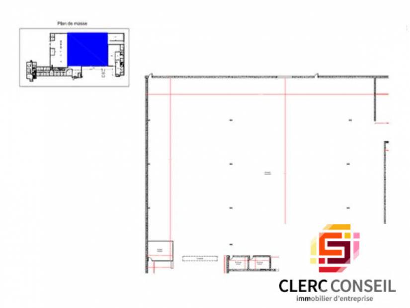 Location - Local d'activité 2600m² - Saint-Étienne-du-rouvray
